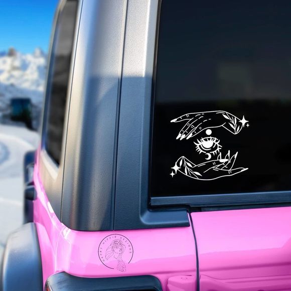 Witchy Hands Celestial Eye Vinyl Decal - Picture 1 of 3